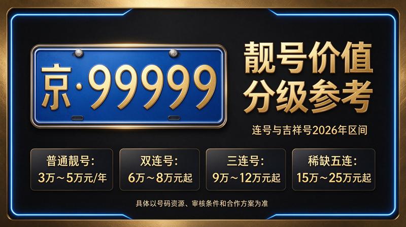 2026年京牌指标价格指南图解